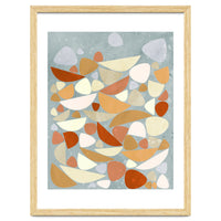 Sea Bed Orange Abstract