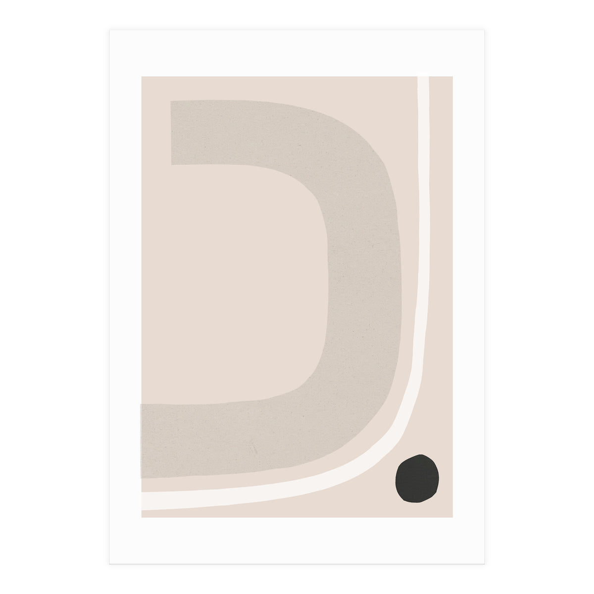 Beige Wave (Print Only)