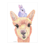 Alpaca and Bunny (Print Only) thumbnail