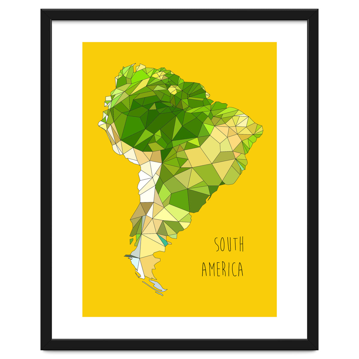 SOUTH AMERICA – Yellow