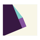 Geometric Shapes No. 42 -  lilac, blue & purple (Print Only) thumbnail