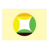 Geometric Shapes No. 21 - yellow, green & orange (Print Only) thumbnail