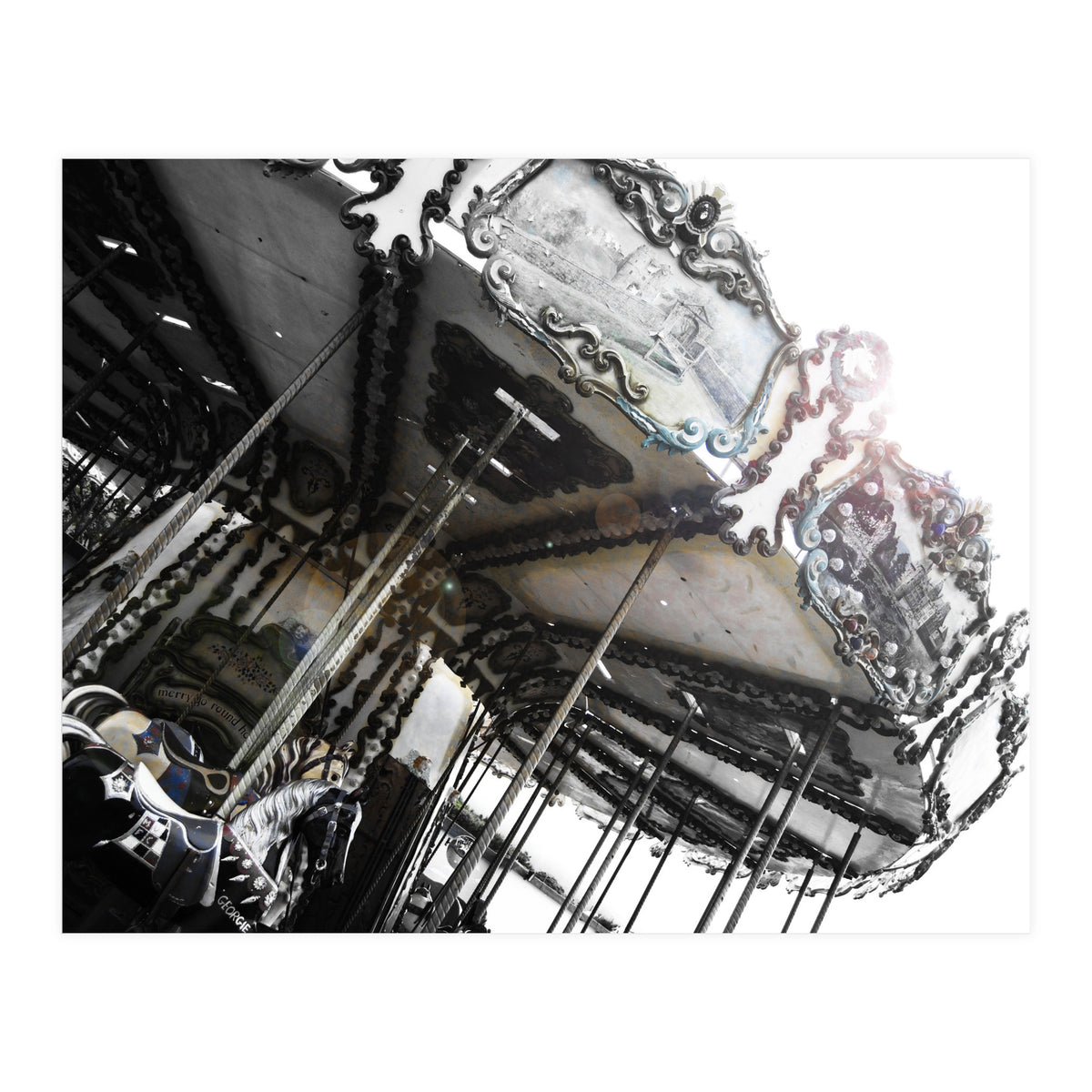 Vintage Carousel Fair Ride (Print Only)