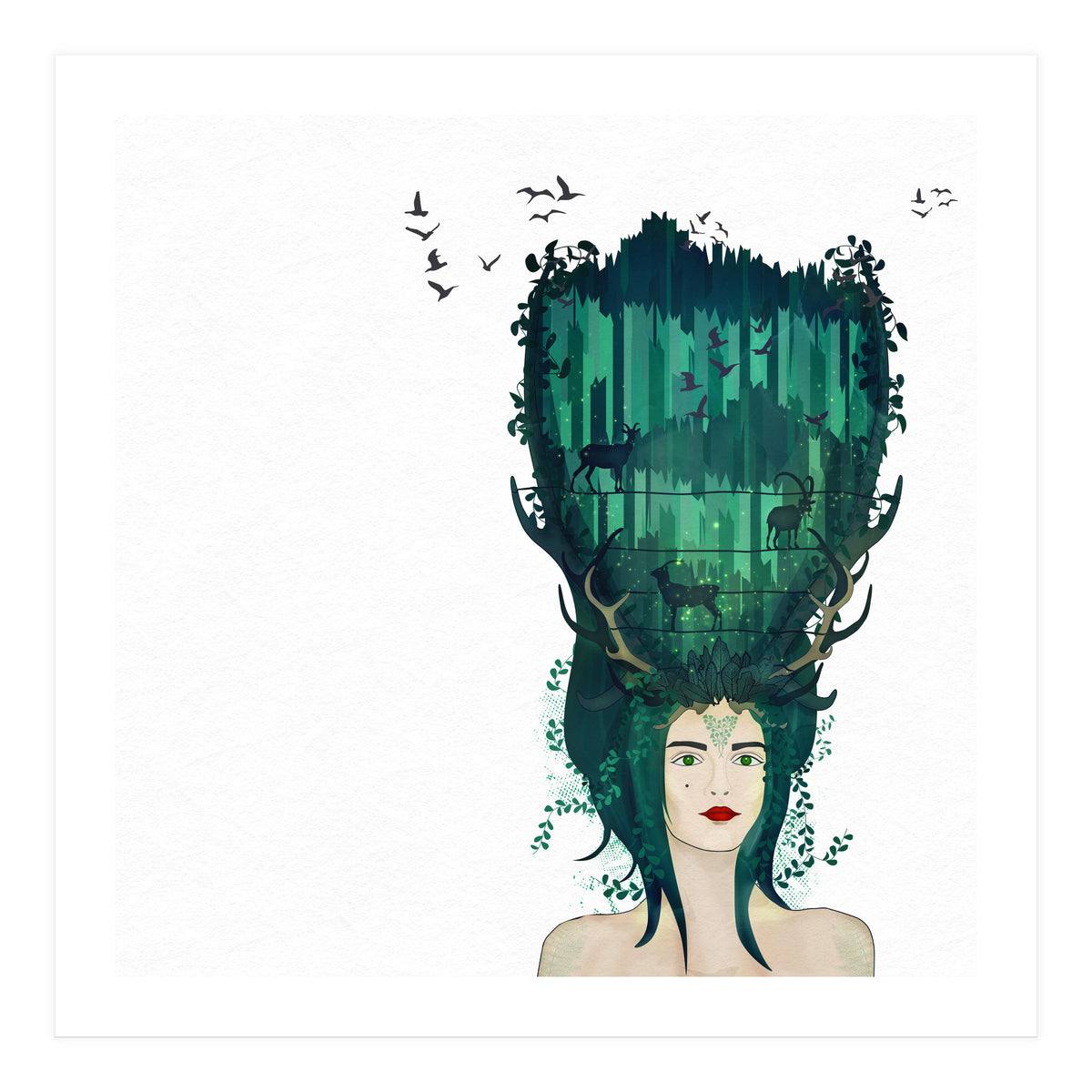 Rococo: My Lady of the Wilderness (Print Only)