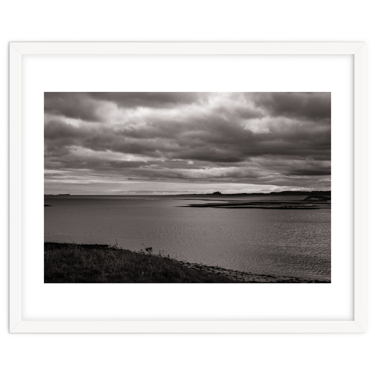 Bamburgh Castle from Holy Island