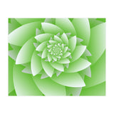 Abstract Green Floral Optical Illusions Art (Print Only) thumbnail