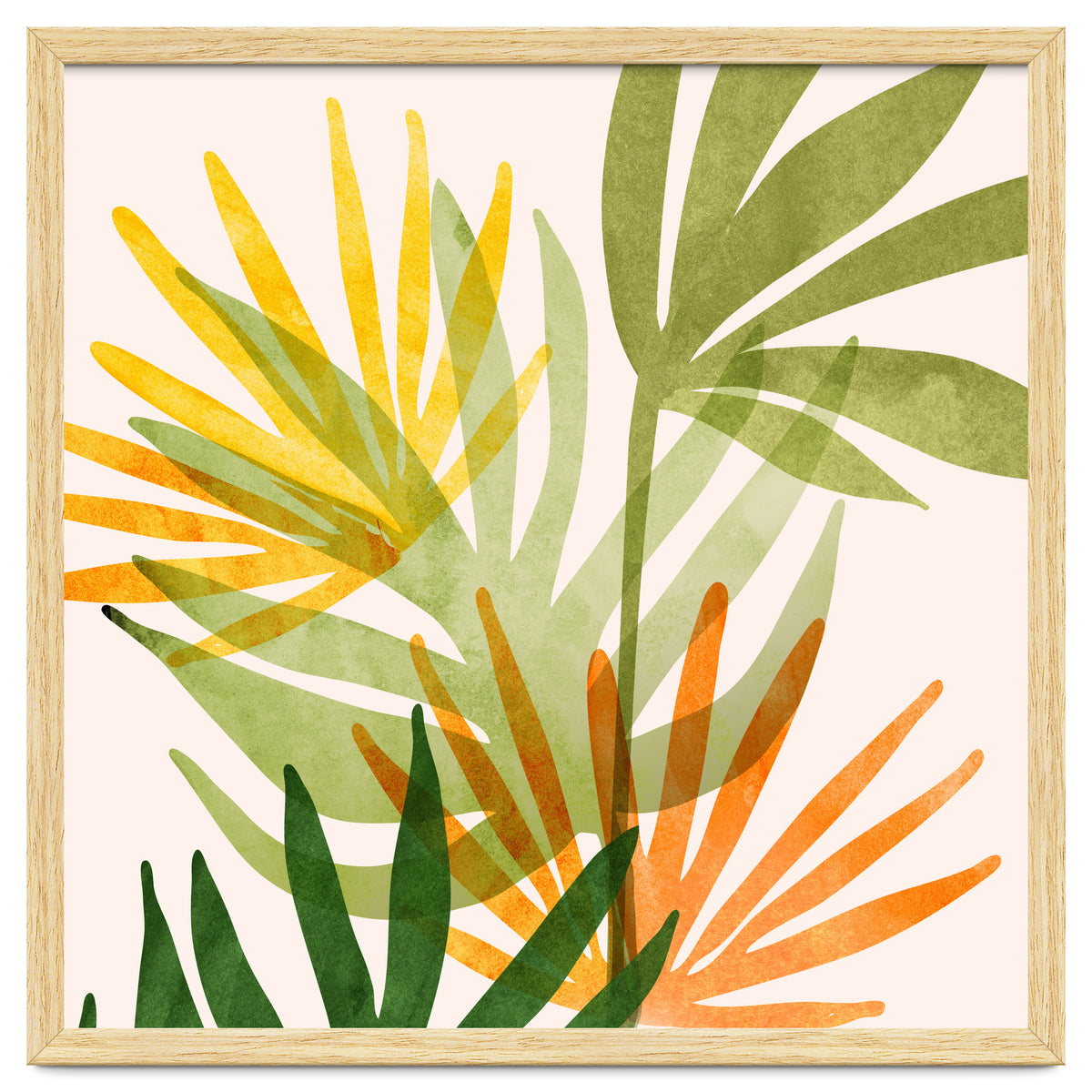 Modern Tropical Abstract Bouquet