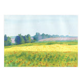 Field landscape. Watercolor (Print Only) thumbnail