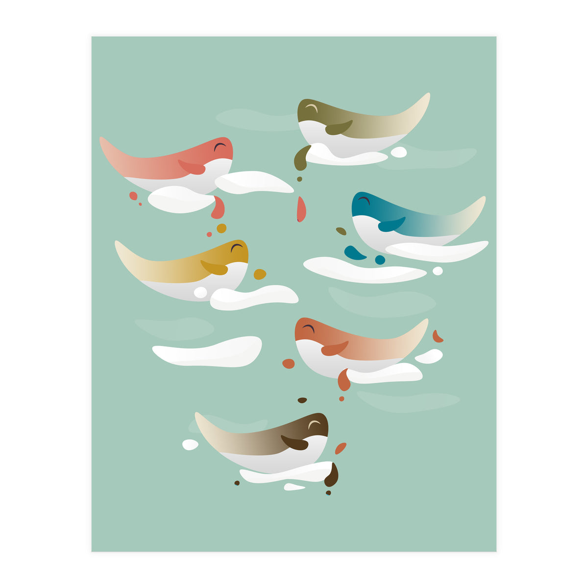 Whales fly in 1970 (Print Only)