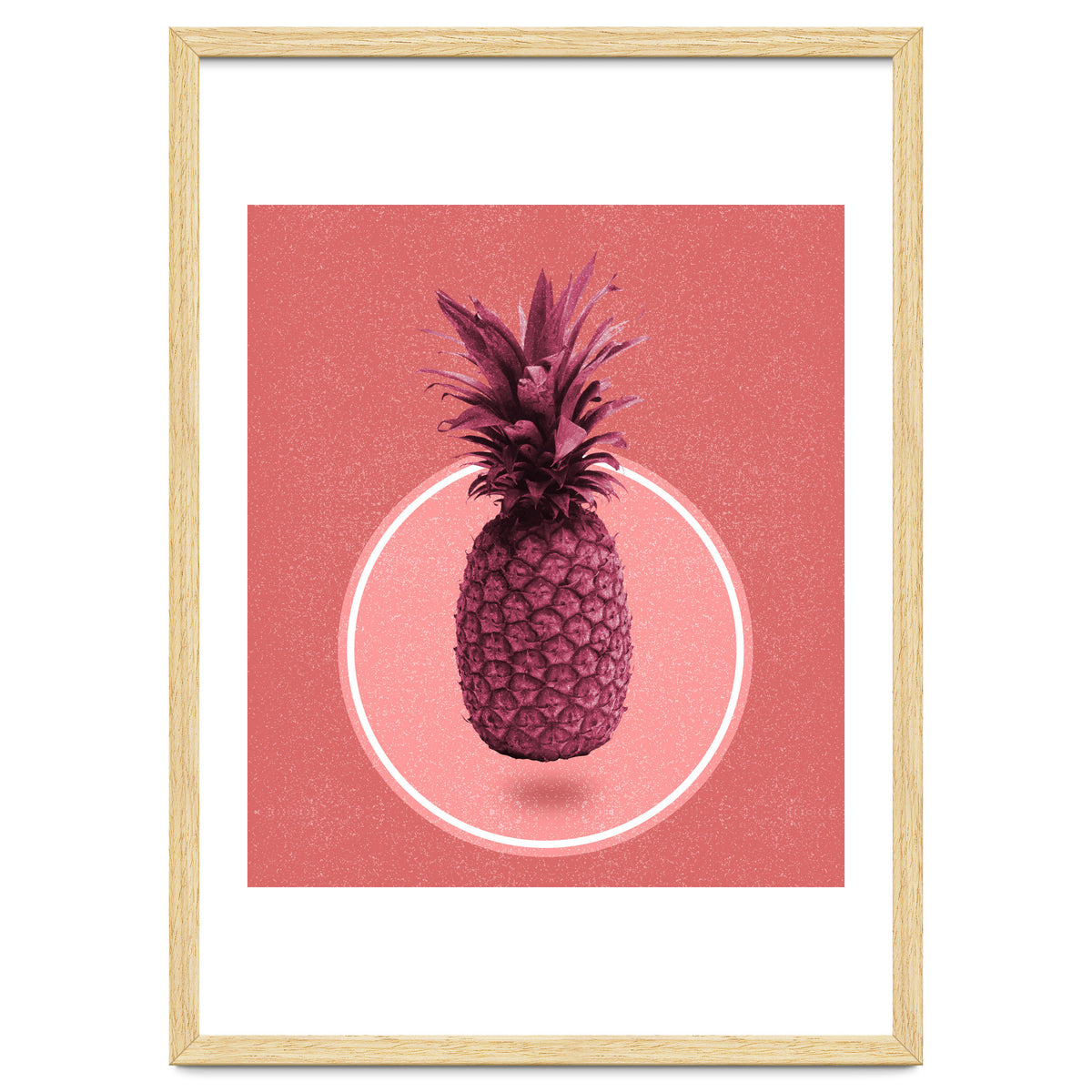 Purple Floating Pineapple