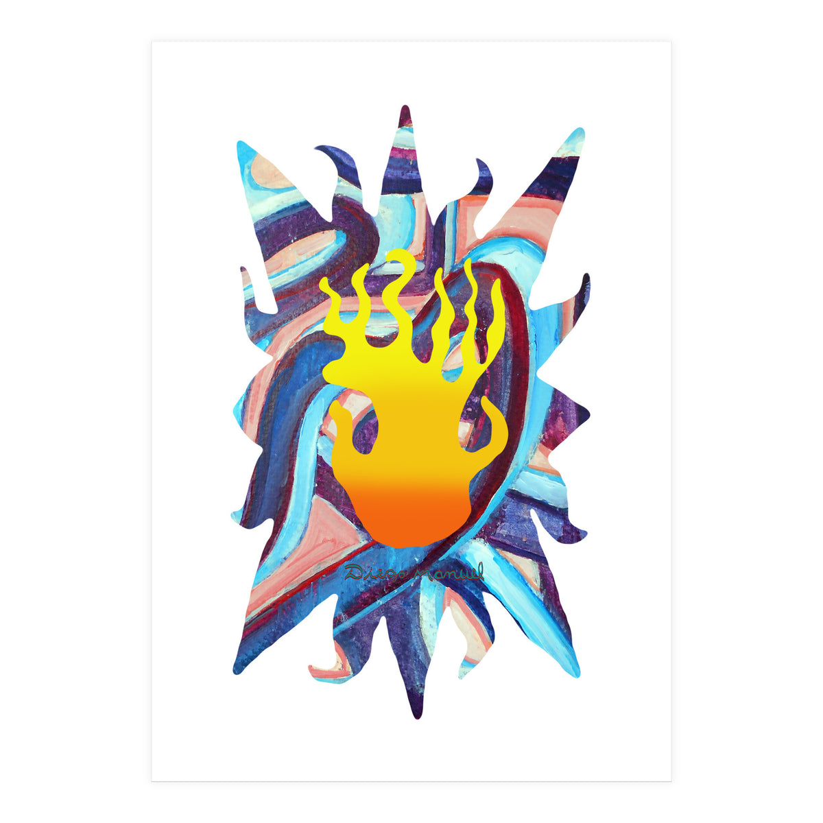 Fuego 15 Copia (Print Only)