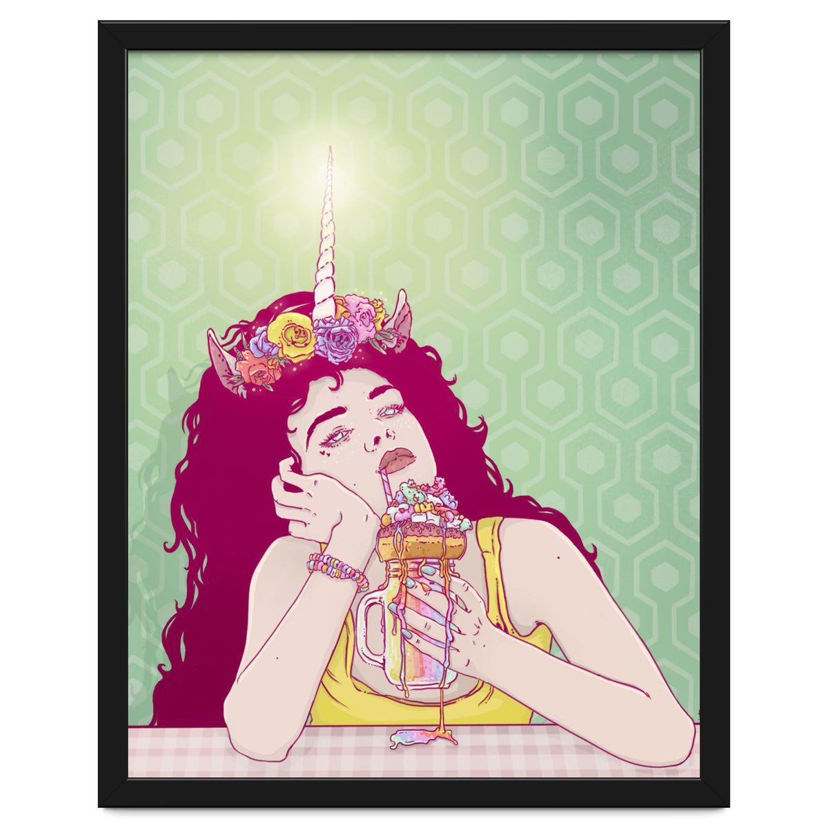 Unicorn Freakshake Lady