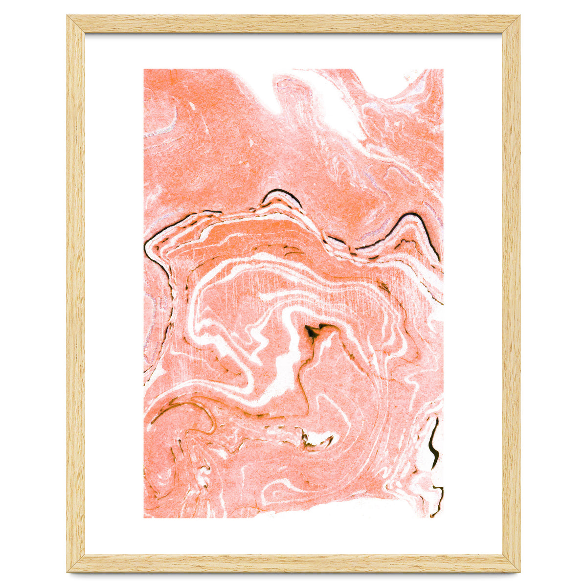 Coral Blush Marble