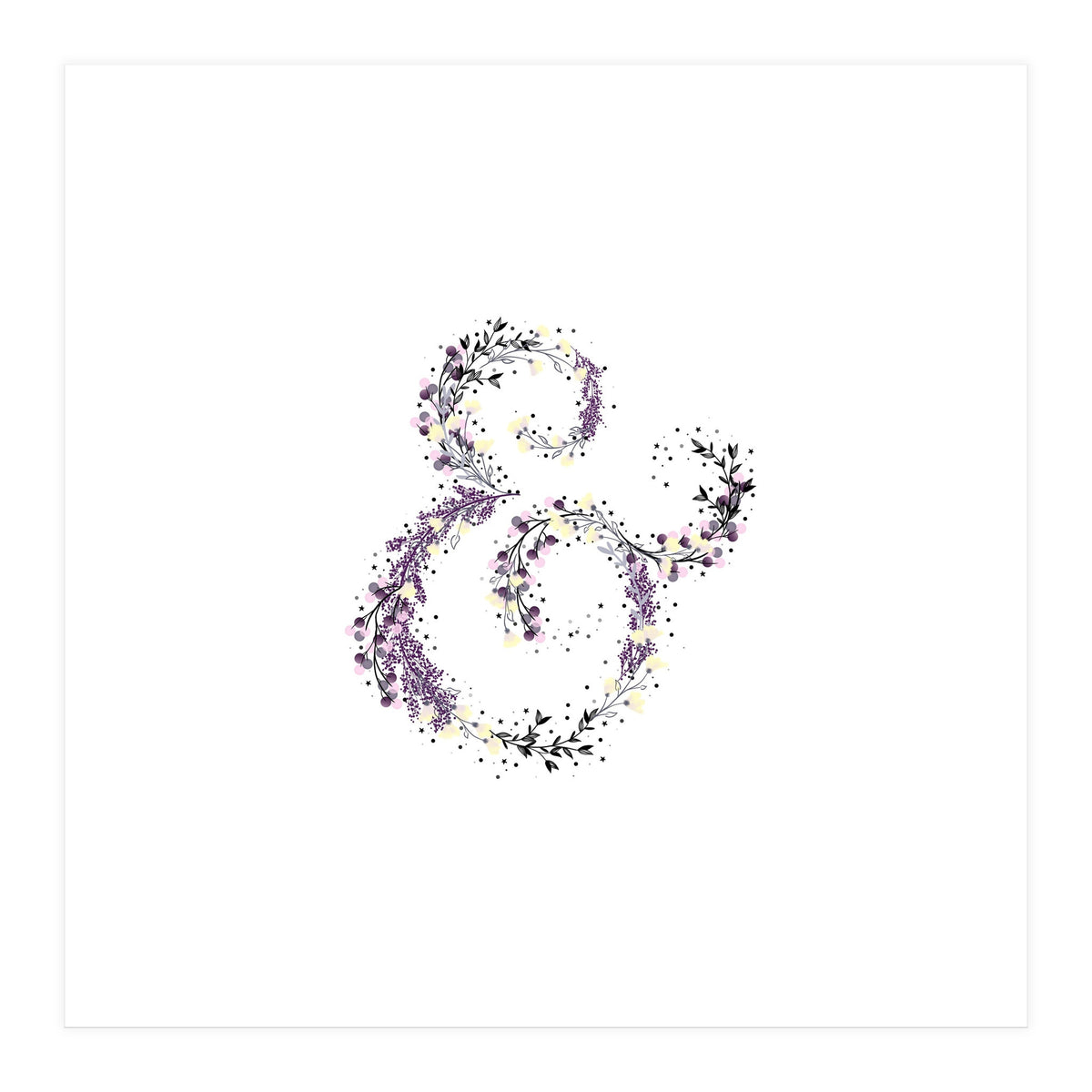 Floral Ampersand (Print Only)