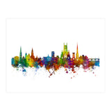 Worcester England Skyline (Print Only) thumbnail