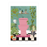 Botanical Loo in Jungle Bathroom (Print Only) thumbnail