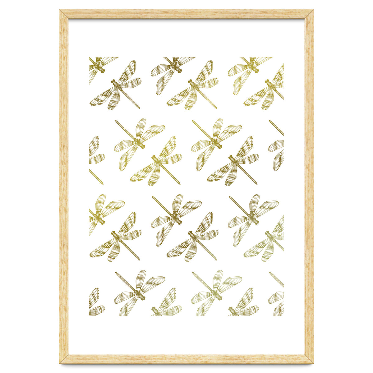 Golden Dragonflies