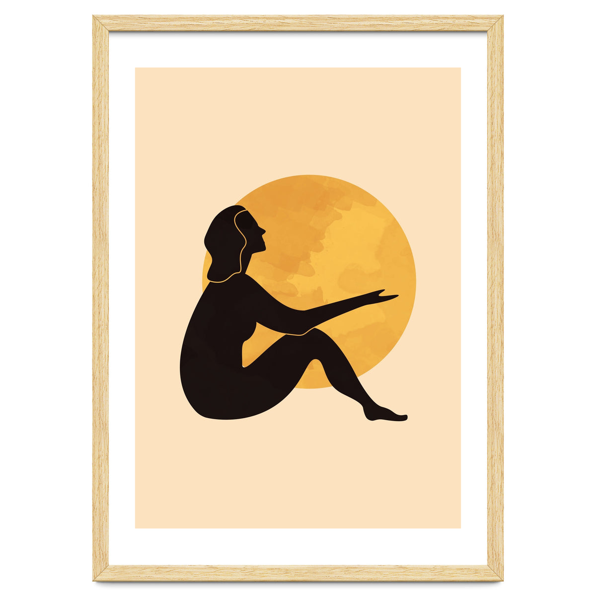 Woman And The Moon II