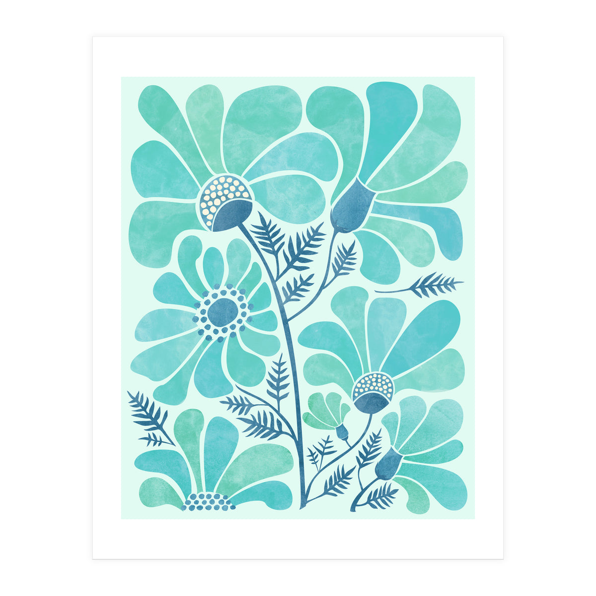Himalayan Blue Poppies (Print Only)