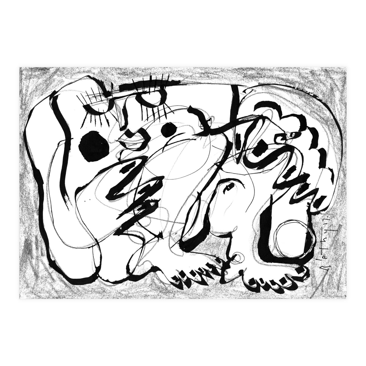 Female Nude no. 02 - b&w (Print Only)