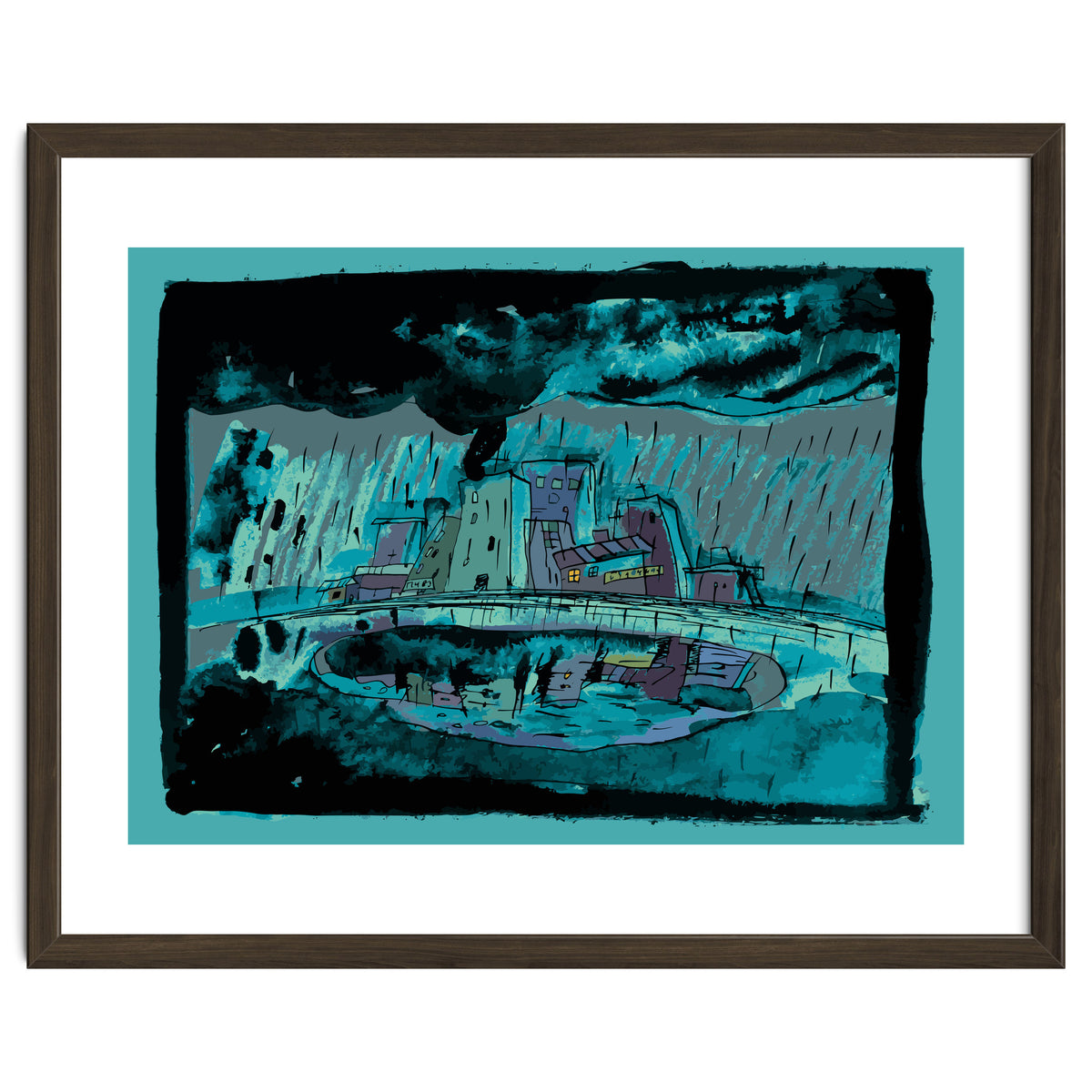 Autumn Rain in the Old City