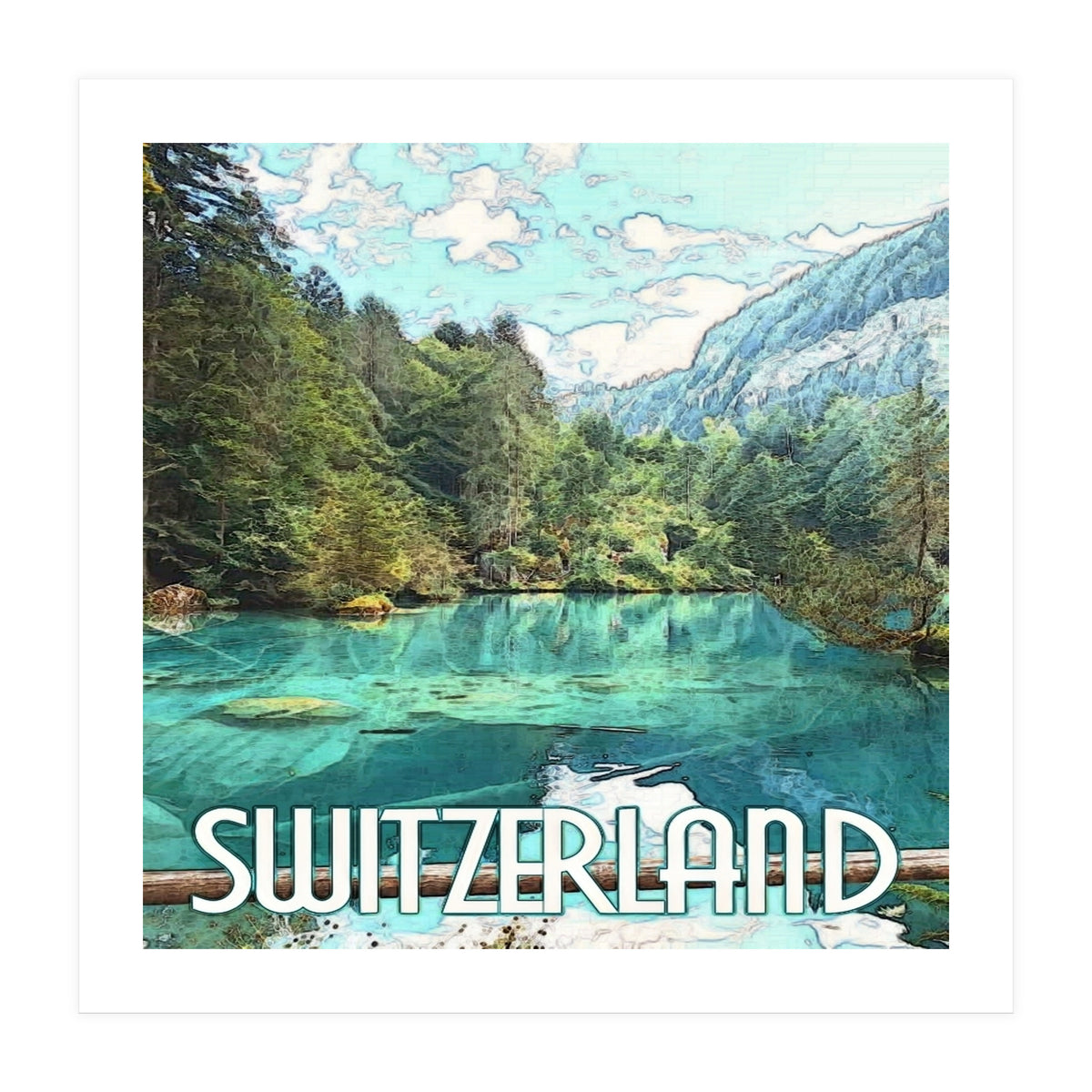 Blausee Naturpark, Switzerland. (Print Only)