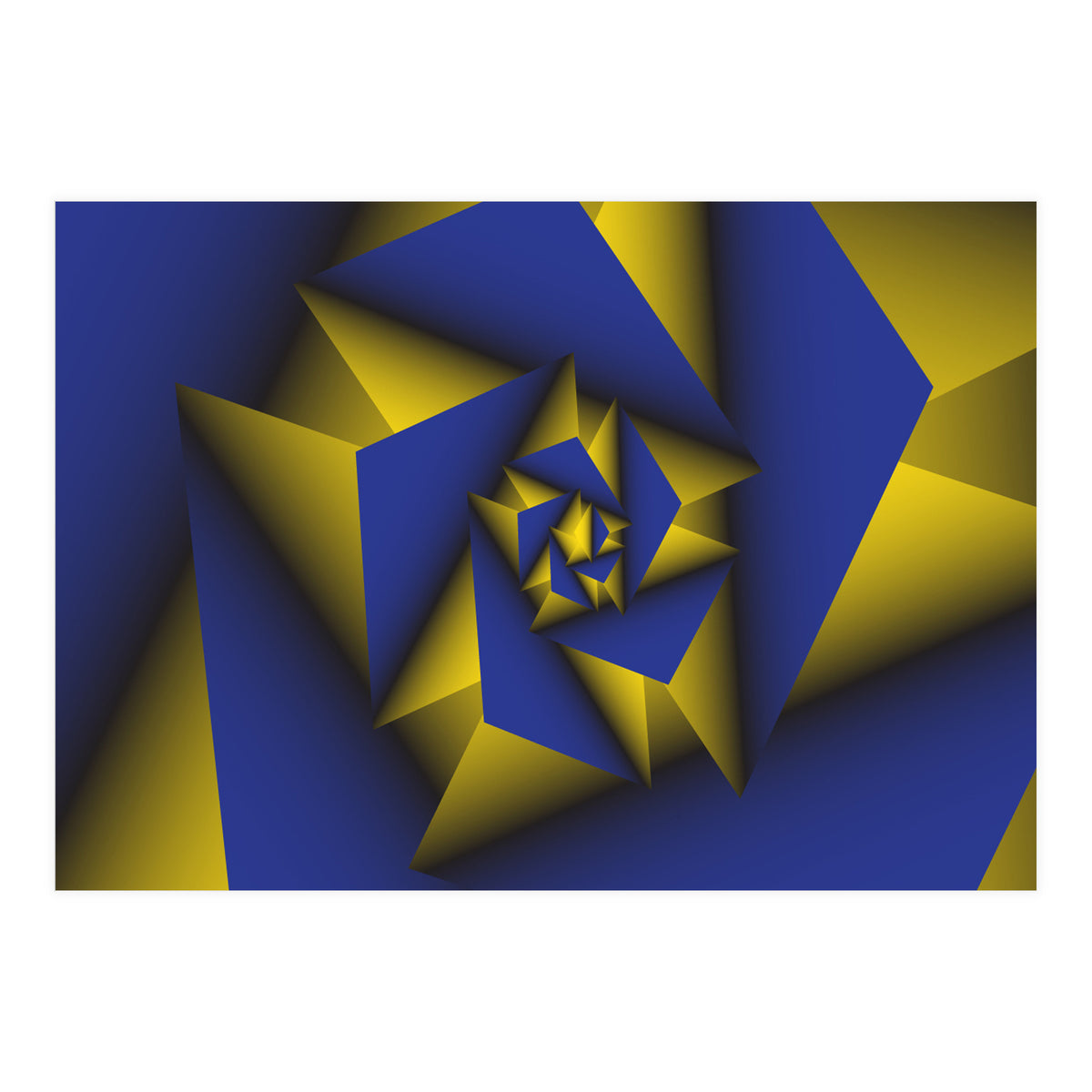 Blue Tech Spiral (Print Only)