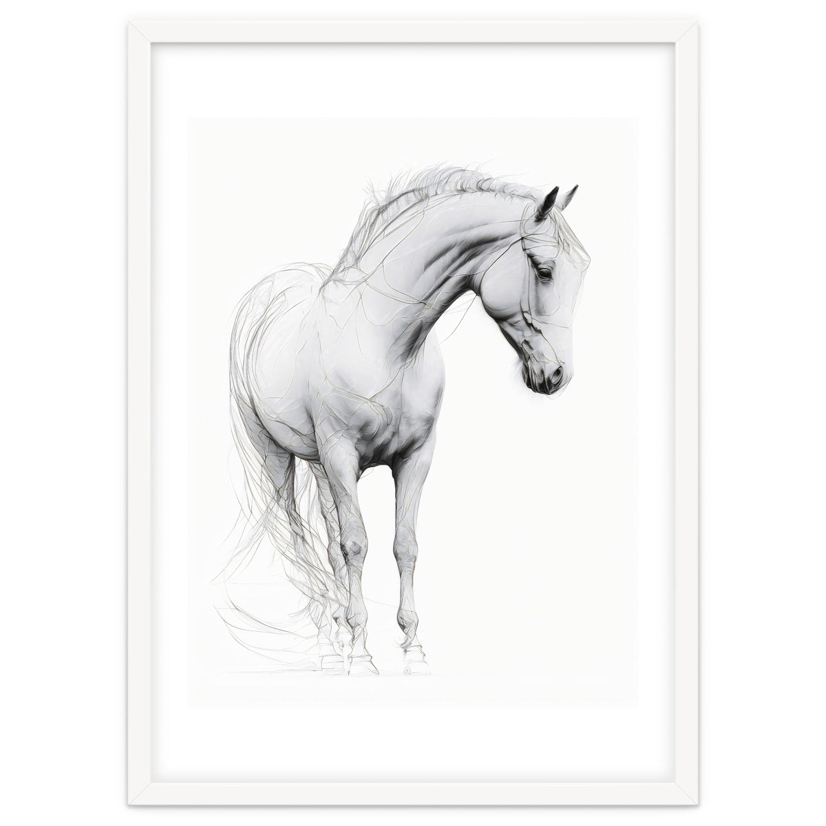 Horse Line Art