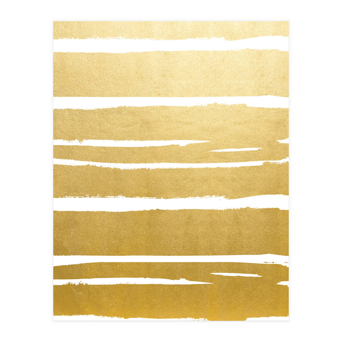 Gold Vibes Only | Luxe Shimmer Metallic Graphic Abstract | Golden Happiness Good Vibes (Print Only)