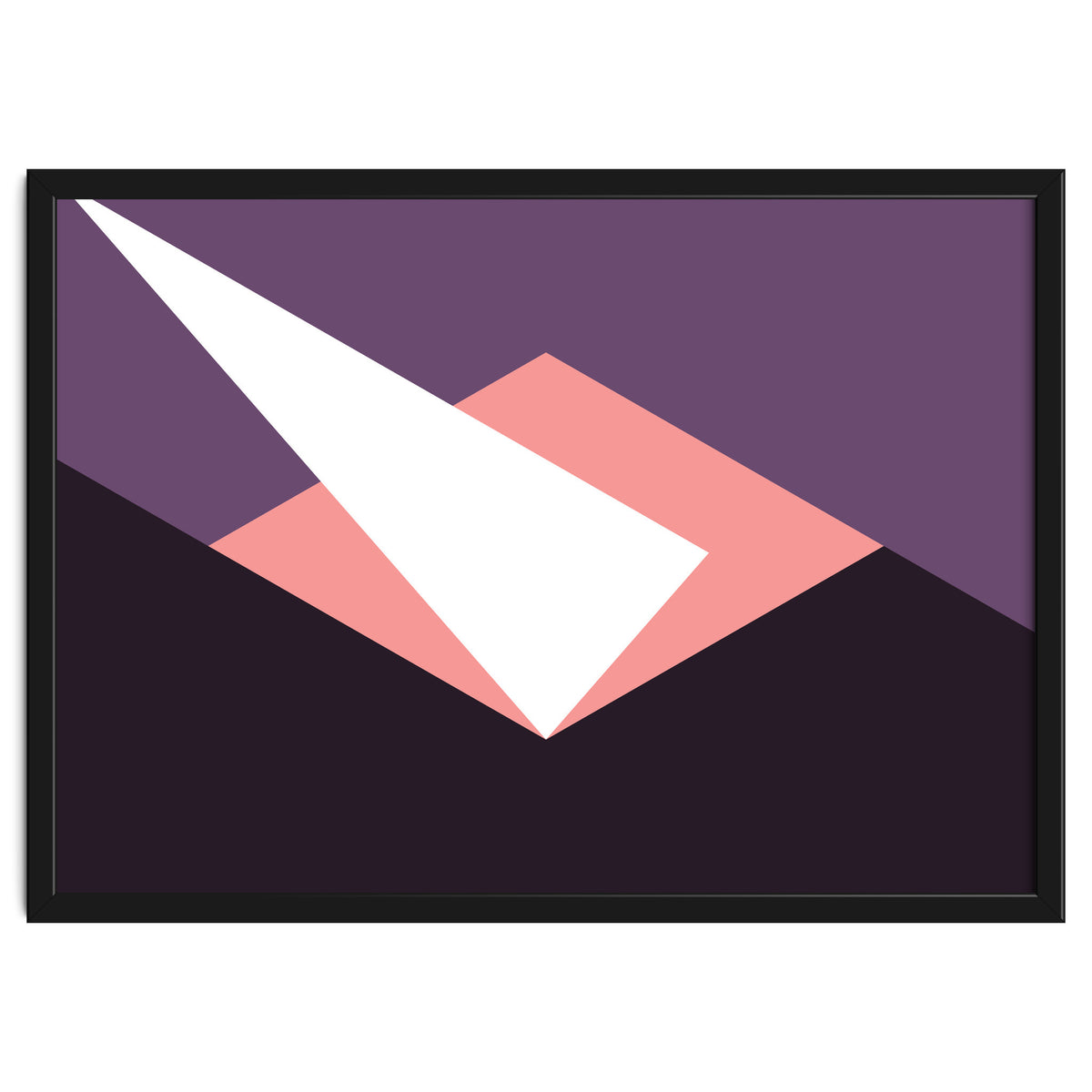 Geometric Shapes No. 59 - pink & purple