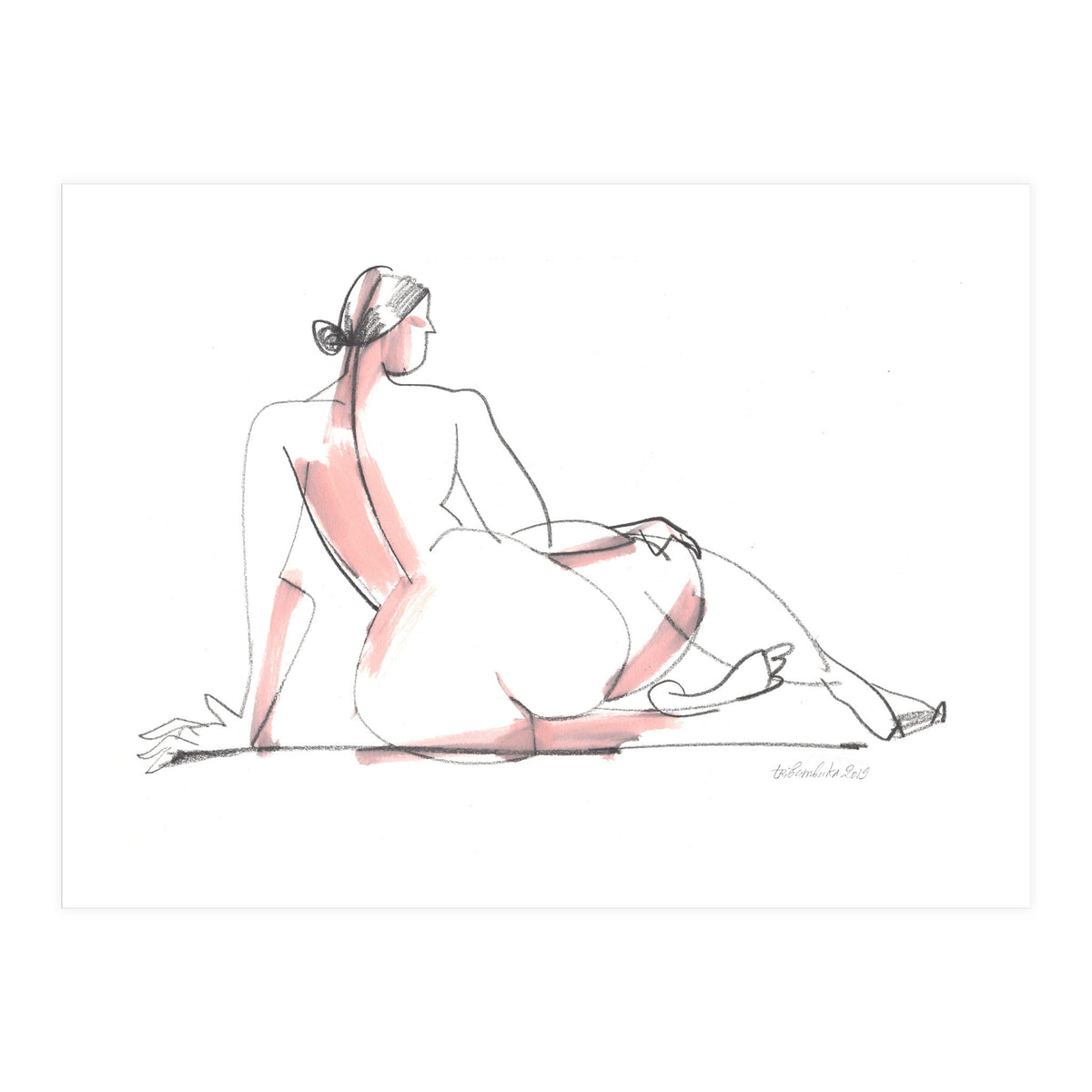 Resting Nude (Print Only)