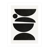 ABSTRACT AND GEOMETRIC SHAPES 01BW (Print Only) thumbnail
