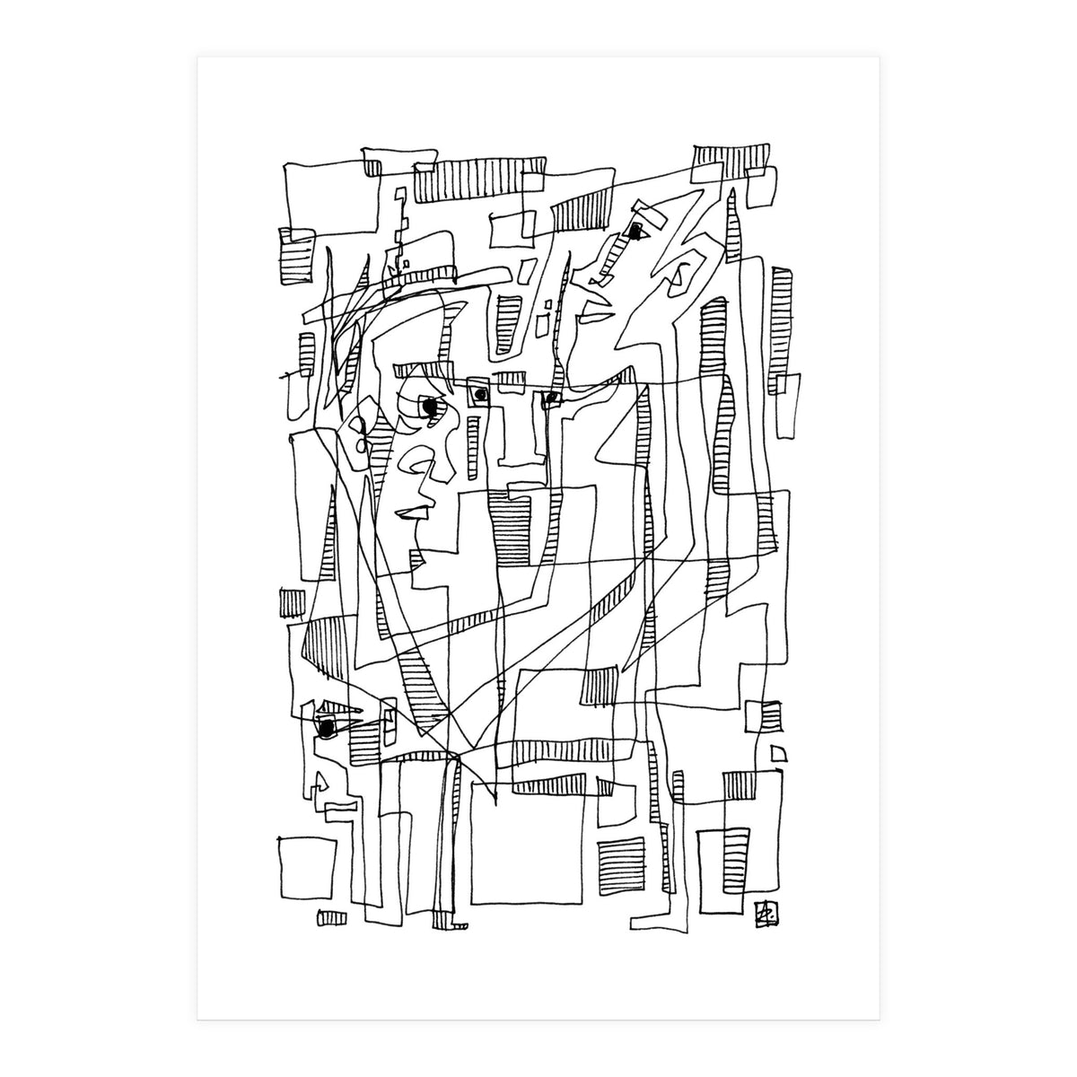 Conversation - b&w (Print Only)