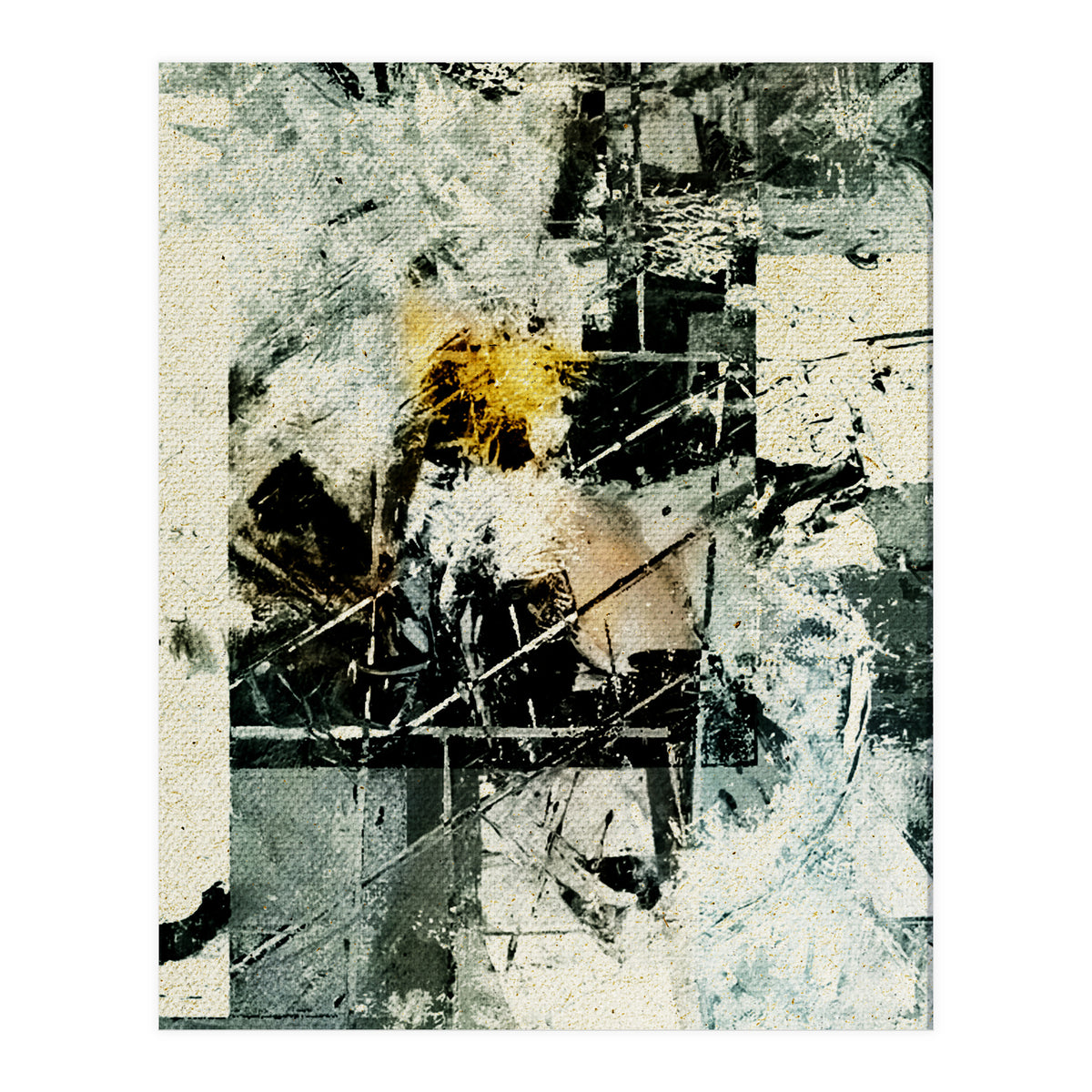 Lighthouse In Storm (Print Only)