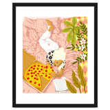 Pepperoni Pizza | Holiday Weekend Food Binge | Modern Bohemian Woman Reading in a Pastel Bedroom thumbnail