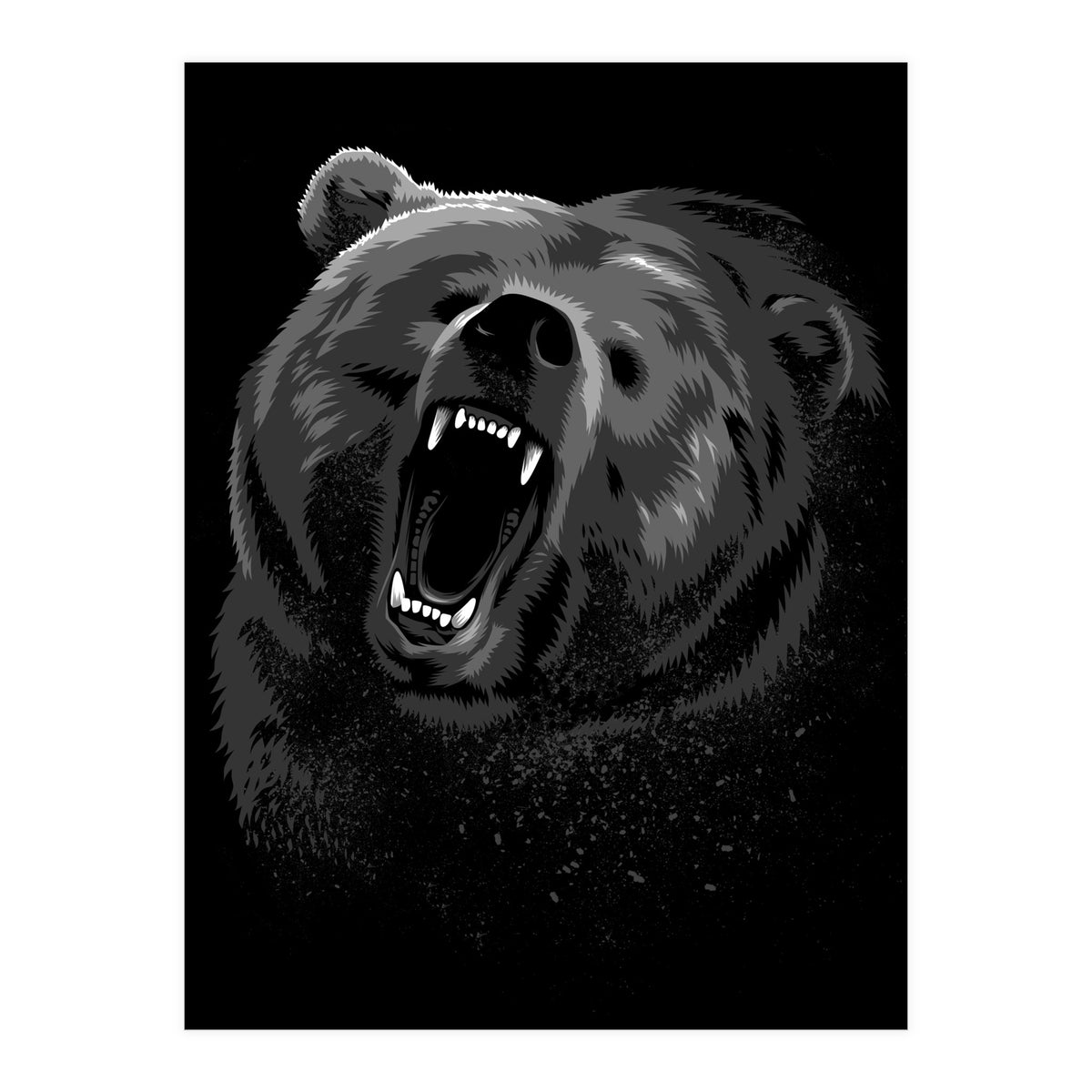 Grizzly attack (Print Only)