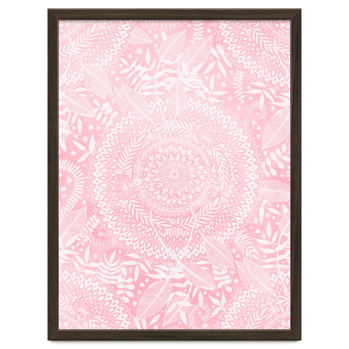 Medallion Pattern in Blush Pink