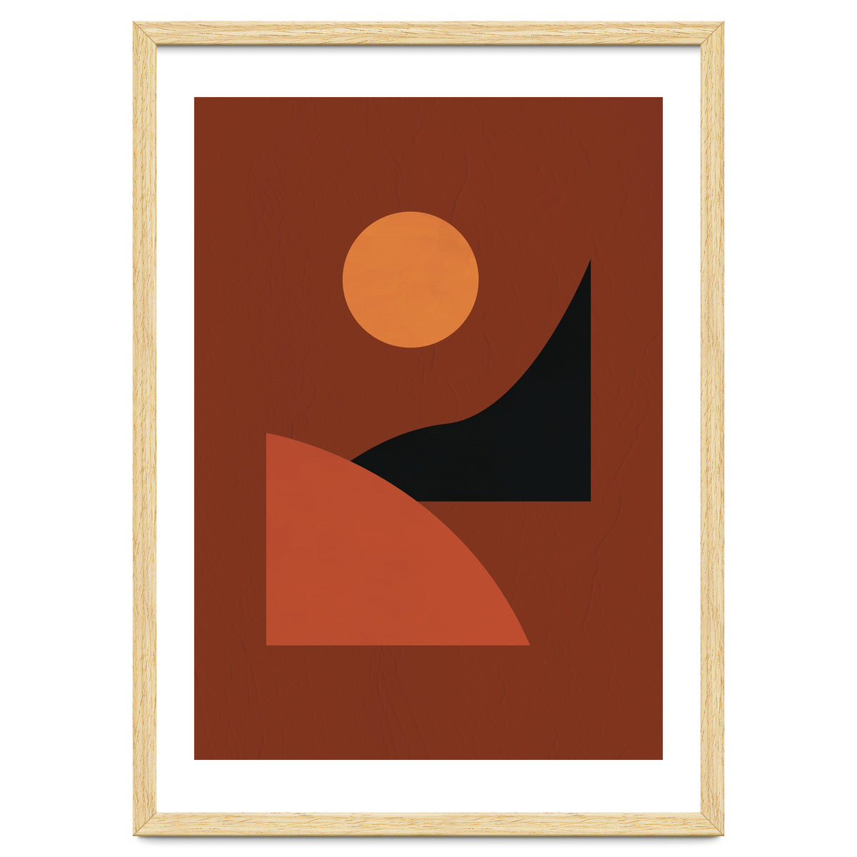 Abstract Geometrical Terracota Earthy Tones