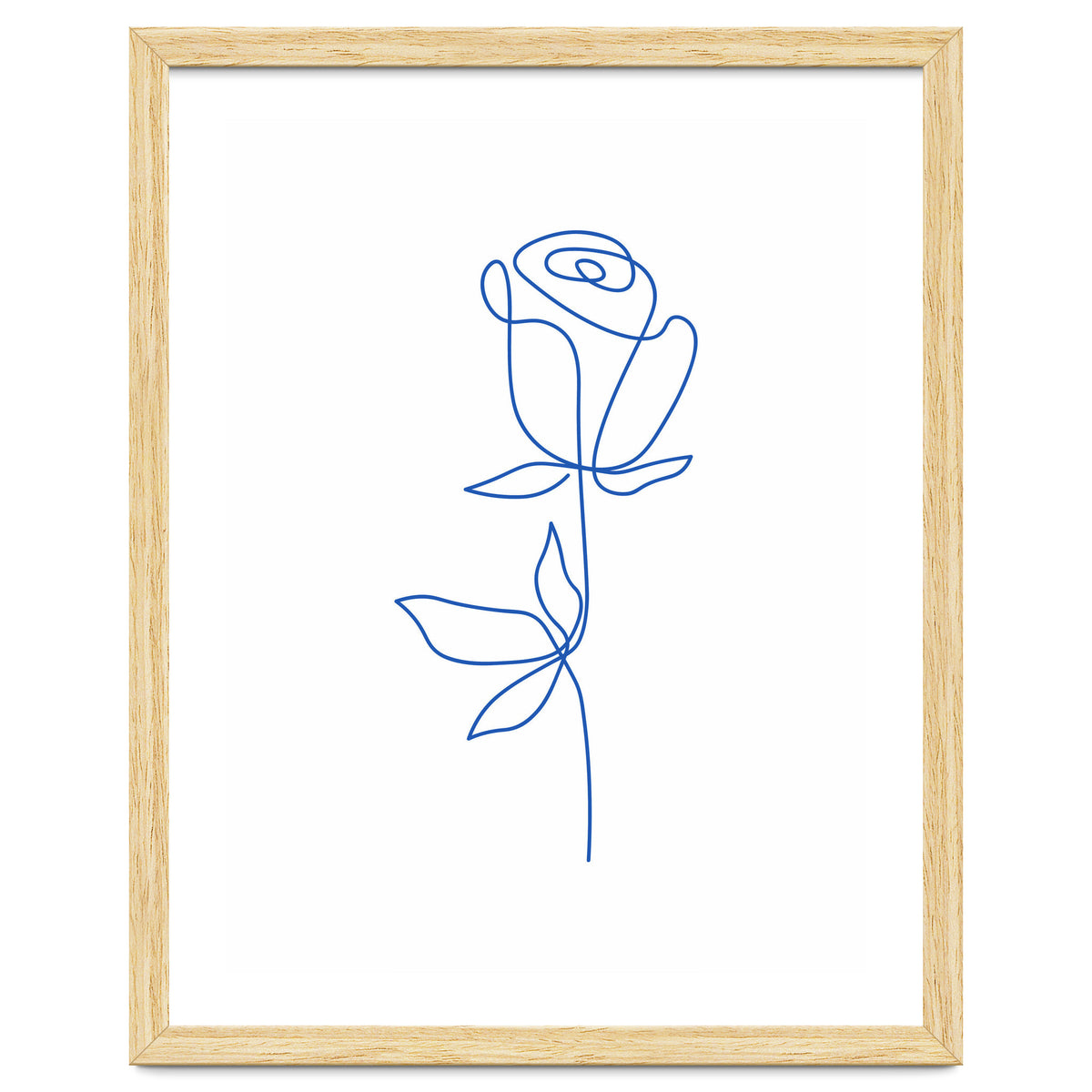 One Line Art Flower