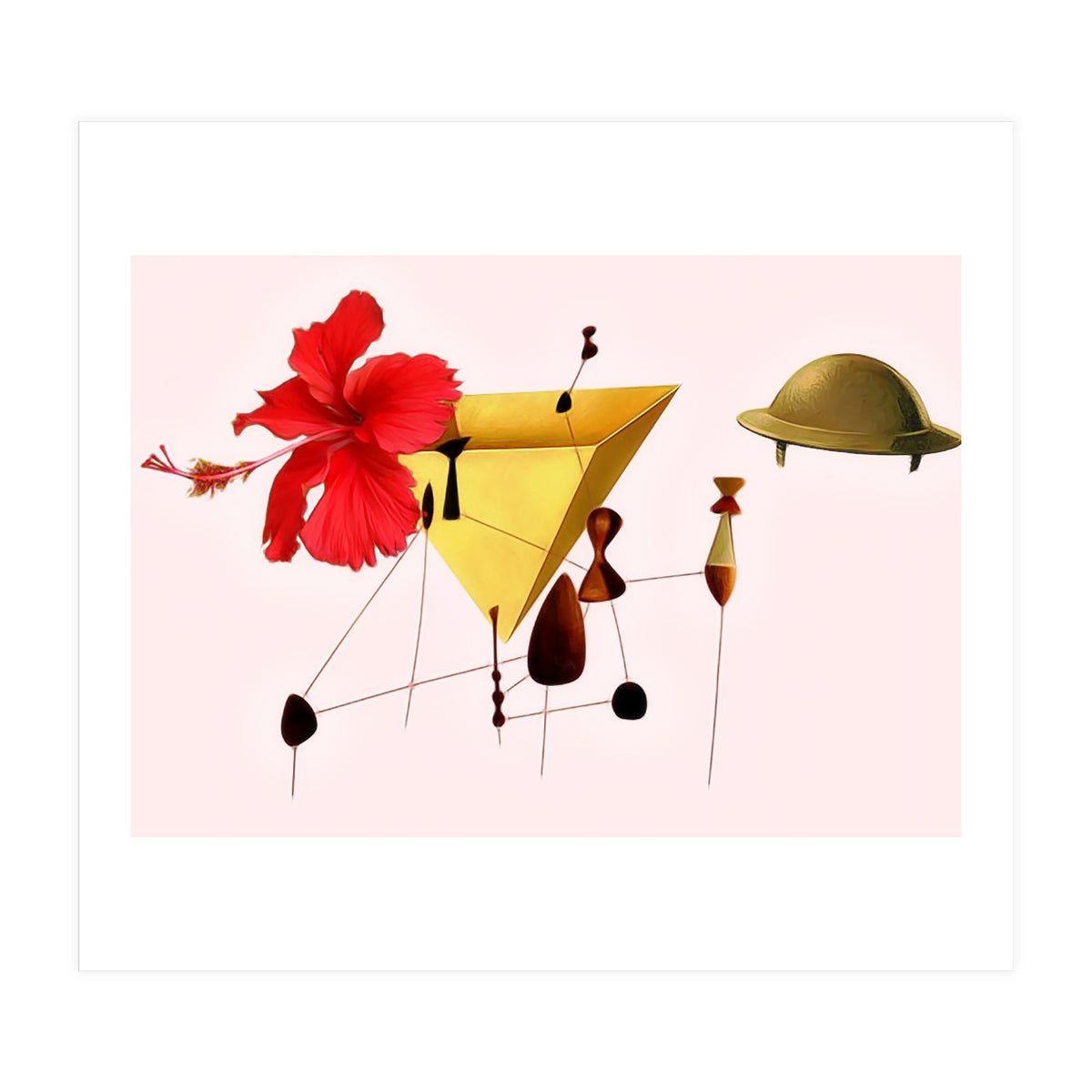 Golden Abstract (Print Only)