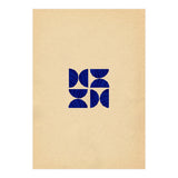 Ultramarine abstract shapes (Print Only) thumbnail