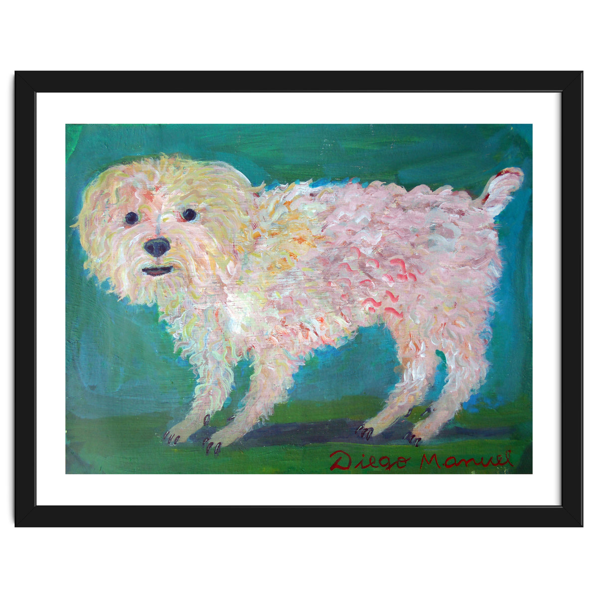 Caniche Blanco De Diego Manuel Rodriguez