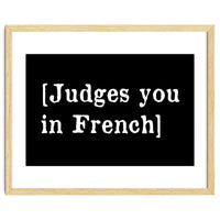 Judges You In French