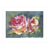 Wildflowers rose watercolor painting (Print Only) thumbnail