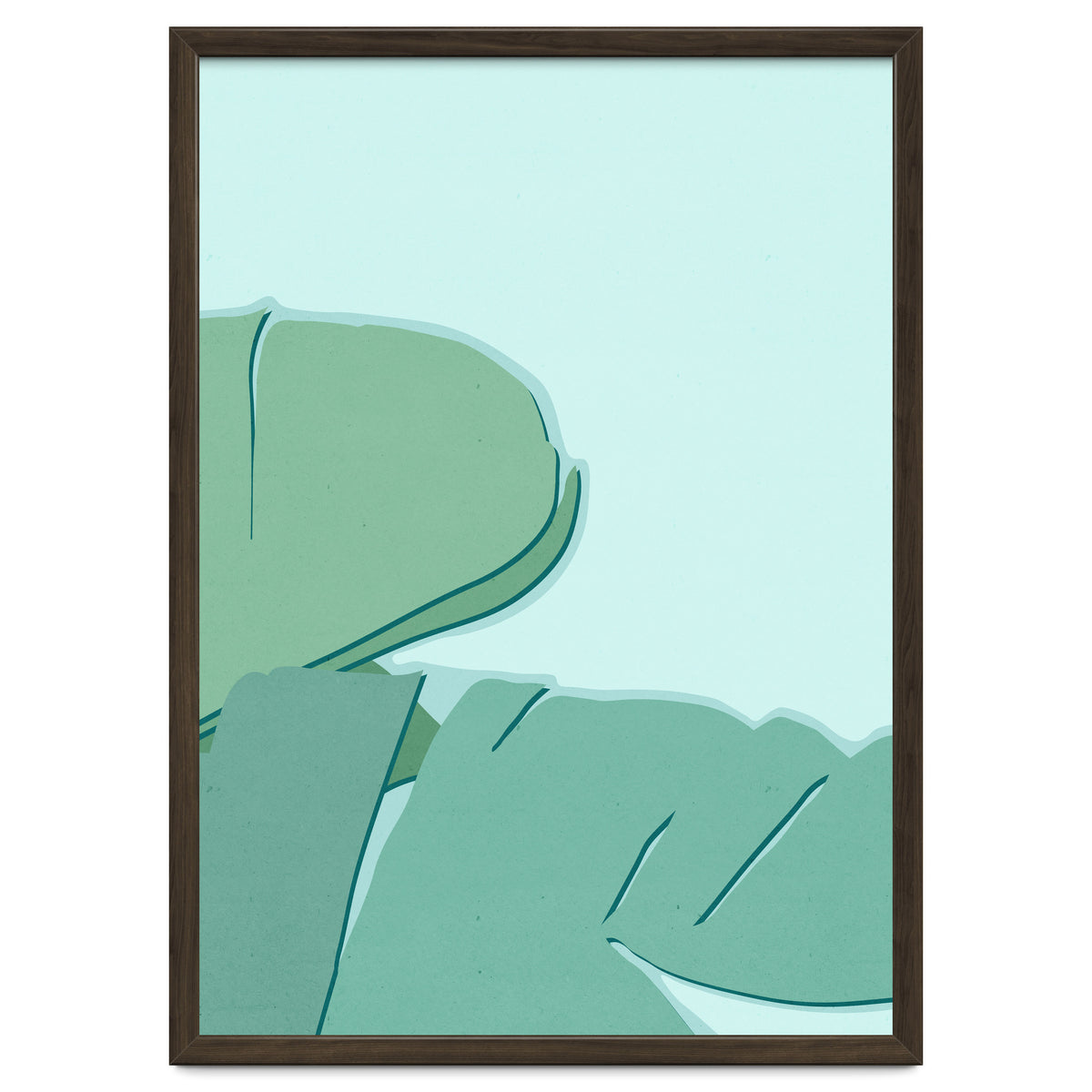 Abstract Banana Leaves Two - Greener Eden