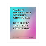 Tame Impala - Lost In Yesterday (Print Only) thumbnail