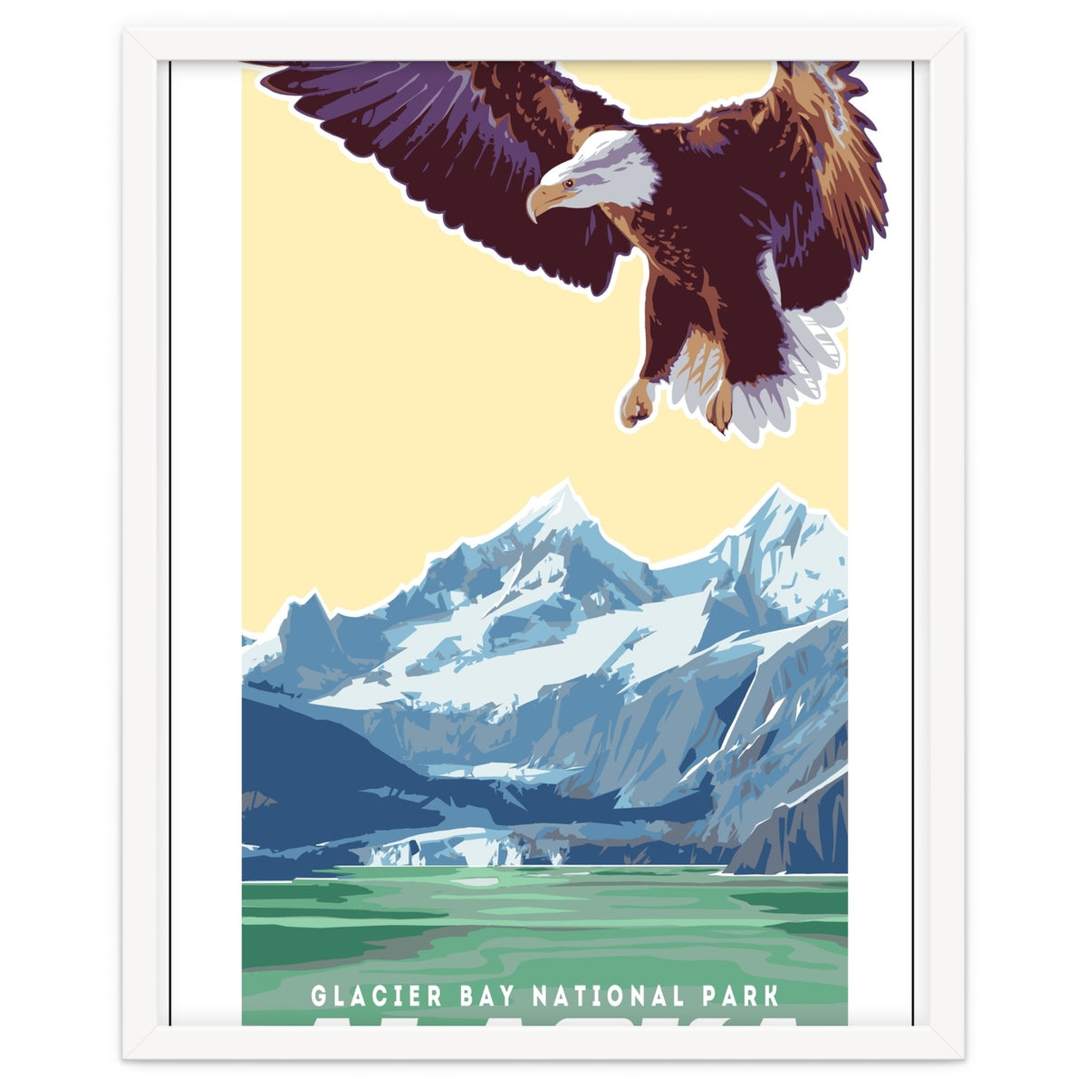 Alaskan Eagle Poster