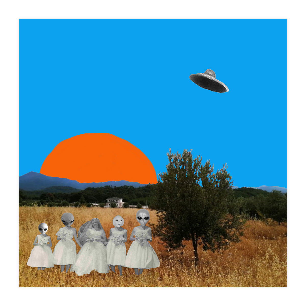 The Wedding Day - Collage (Print Only)