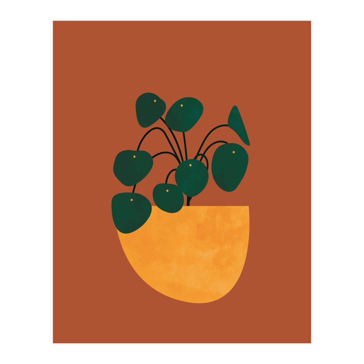 Boho Houseplant (Print Only)