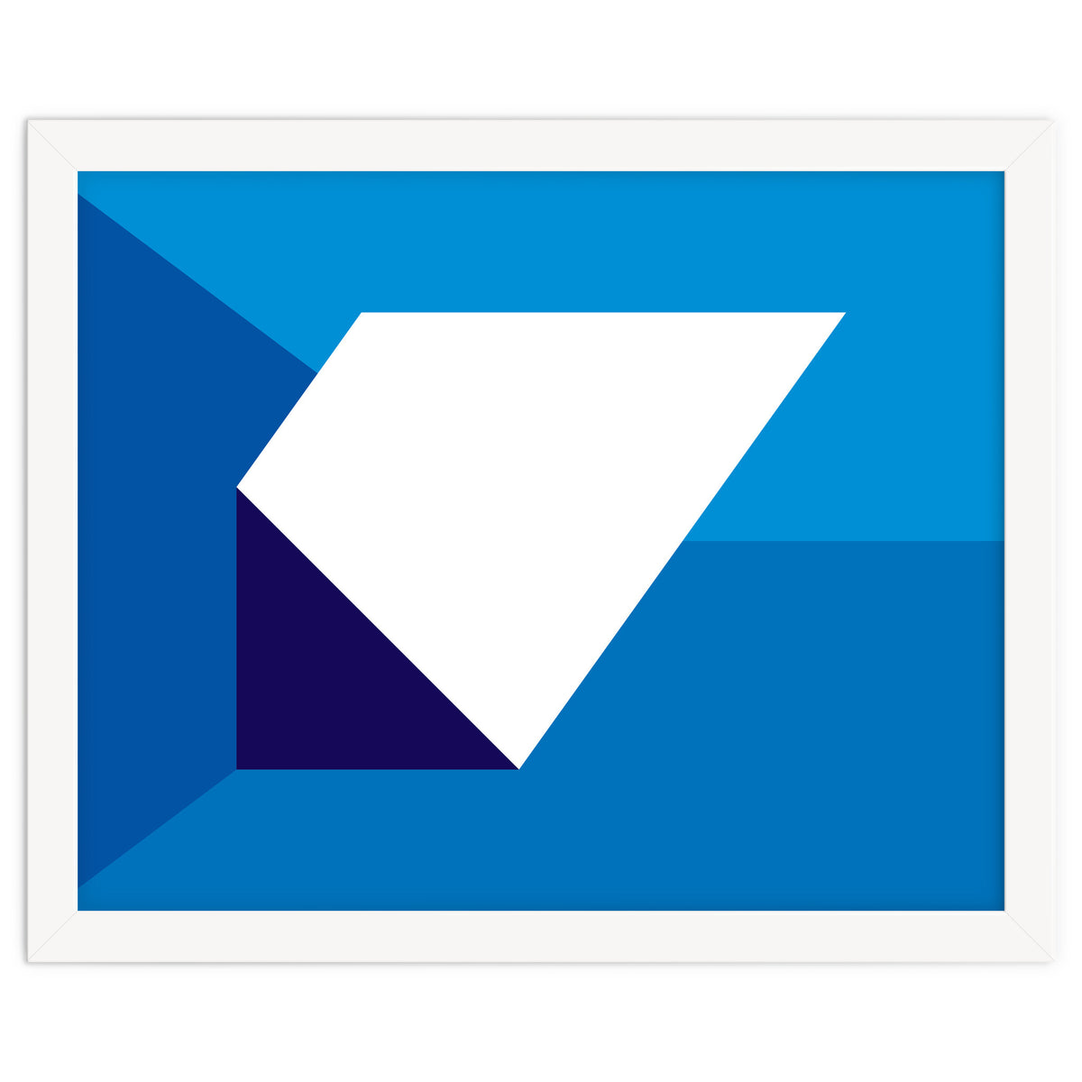 Geometric Shapes No. 32 -  blues